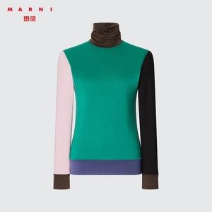 NWT Marni x Uniqlo HEATTECH Turtleneck Long-Sleeve T-Shirt (MARNI)